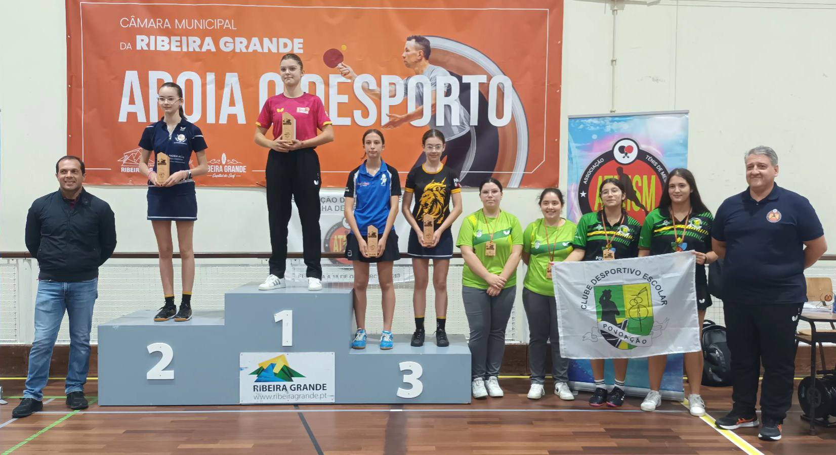 torneio ribeira grande podio s17 fem