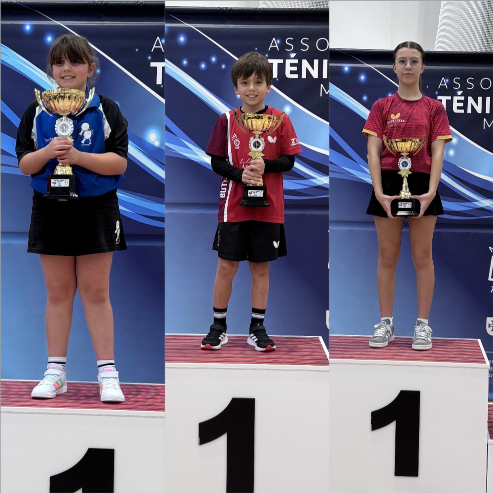 Encontrados os novos Campeões Regionais em Singulares Sub-9|Sub-13|Sub-17